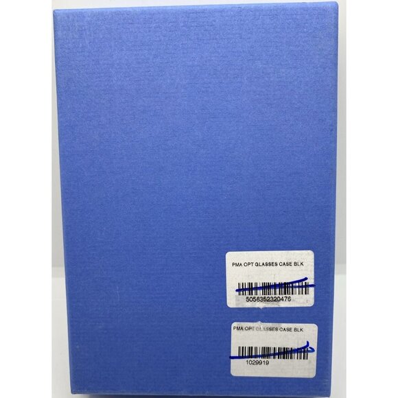 Smythson of Bond Street Panama Glasses Case Black Cross Grain Leather Spain - Picture 8 of 14